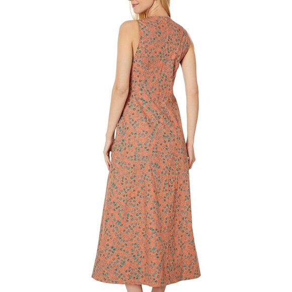 Madewell Stephanie Twist-Front Boho Vibe Midi Dress in Floral Print NWT NEW $138 - Picture 4 of 6